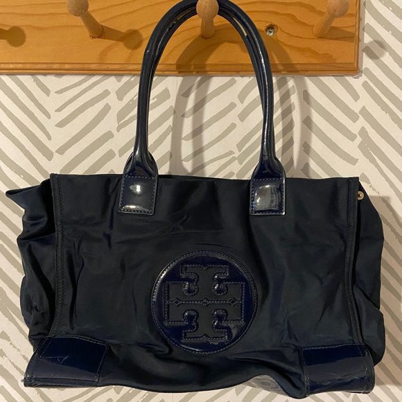 Tory Burch Navy Hobo Bag - Picture 6 of 7